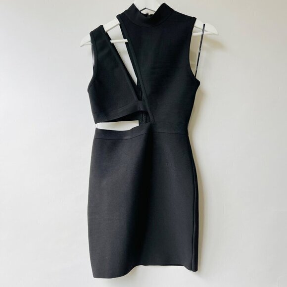❤️ Herve Leger x Forever 21 New cut out bandage dress, Black, Size S - Picture 2 of 8